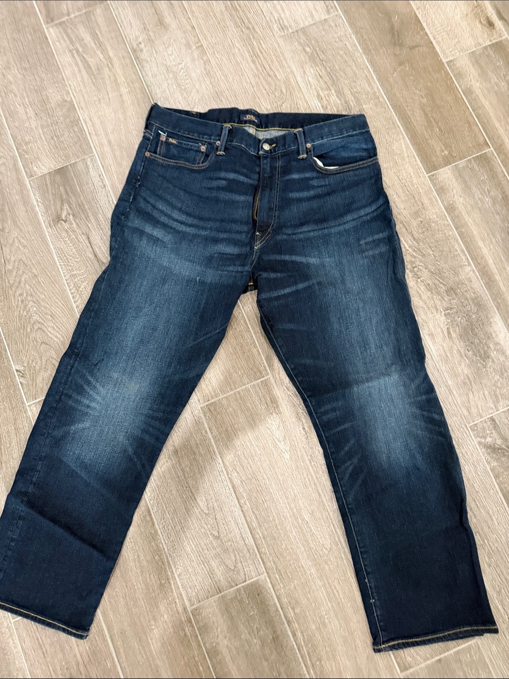 Polo by Ralph Lauren Men's Dark Blue Relaxed Jeans
